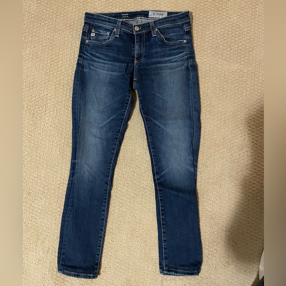 AG jeans 26R dark blue skinny jeans